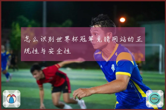 怎么识别世界杯冠军竞猜网站的正规性与安全性